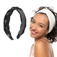 thumbnail image 2 of Unique Bargains 1 Pc Cute Twists Gypsophila Headbands for Women Black, 2 of 6