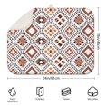 thumbnail image 2 of Boho floral dish drying mat 18x24 Inch made of soft microfiber, super absorbent and washable, perfect for kitchen counters and coffee bars, 2 of 5
