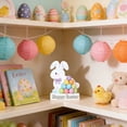 thumbnail image 5 of WEGFTDUOP Easter Festival Supplies Easter Cute Bunny Egg Wooden Handicraft Decoration Home Desktop Decoration Decoration, 5 of 6