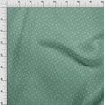 thumbnail image 4 of oneOone Cotton Cambric Dusty Teal Green Fabric Retro Paw Quilting Supplies Print Sewing Fabric By The Yard 56 Inch Wide, 4 of 5