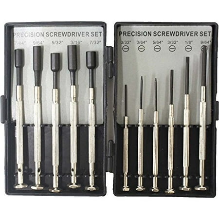 11 Piece Precision Screwdriver and Nut Driver Set with Storage (Best Quality Screwdrivers Uk)