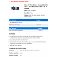 thumbnail image 2 of Mass Air Flow Sensor - Compatible with 2014 - 2018 Nissan Versa Note 1.6L 4-Cylinder 2015 2016 2017, 2 of 2