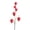 Red, variant on Partheme Simulated Lanterns Fruit Home Living Room Wedding Decoration, Floral Fruit Fake Fruit Clusters for Vase Arrangement, Red