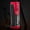 Red, variant on Cigar Lighter, Four-Direct Portable Ignition Cigarette Holder, Cigar Drill Hole, Visible Gas Gift