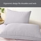 thumbnail image 4 of Almohada de tejido estándar súper suave 19 x 29 in | Tejido de punto transpirable | Ligero, Decorativo, Lavable a Máquina | Rosa Beige Verde Gris | Almohada cómoda para dormir, 4 of 6