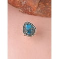 thumbnail image 3 of YoTreasure 12x16 MM Turquoise Ring .925 Sterling Silver, 3 of 8