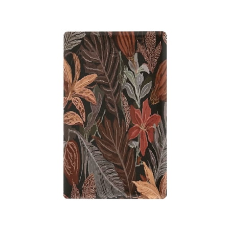 IAUYY Retardant PC Material Duplex Outlets Switch Plate Covers Easy DIY Installation with Screws Light Switch Cover Plate Hibiscus Flowers and Cocoa Beans