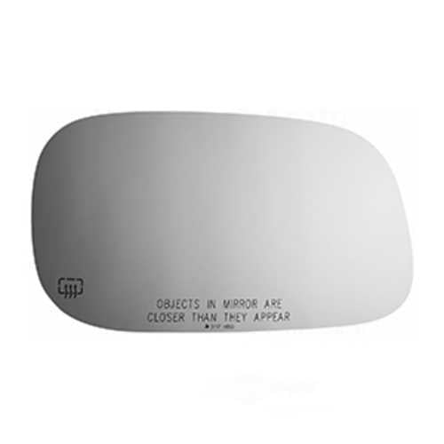 Burco Side View Mirror Replacement Glass with Motor Mount Plate - Clear Glass - 5117HRSG