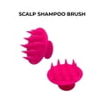 thumbnail image 6 of Ebo Shampoo Brush With Soft Silicone Scalp Massager Brush For All Hair Types Deep Cleanses Scalp Pack Of 2&nbsp;Assorted Color, 6 of 7