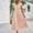 Pink, variant on Sakmal Dresses for Women 2024 Casual Spring V-Neck Long Pink Sleeveless Pleated Solid Ruffle Flowy A-Line Dress