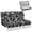 Black Grey Camouflage, variant on HELLHERO Stretch Camper Slipcover Fit for RV Travel Trailer RV Dinette Cushion Covers Suitable for Sofa Bed, Ladybug Floral Decoration