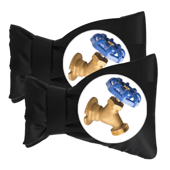 Pro Outdoor Faucet Covers for Winter Freeze Protection,Winter Faucet Insulation Cover Socks,Hose Bib Covers for Winter,A