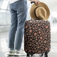 thumbnail image 2 of Red Dog Art Footprint Luggage Cover Fashion Suitcase Cover Baggage Covers Fit 25-28 Inch Luggage (Go Travel), 2 of 5