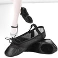 thumbnail image 3 of 1 par de zapatos de ballet para niñas, cómodos, transpirables, suaves, de cuero de PU, para danza y gimnasia (36), 3 of 8