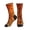 2 Black-2, variant on Athletic Socks Orange Tiger Stripes Sport Running Calf Socks Crew Socks for Men Women