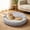 Gray, variant on Warm Pet Bed for Cats Dogs, Removable Cloth Cat Bed, Cozy Soft Pet Mat, Brown, 15.75-23.62 Inch