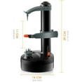 thumbnail image 4 of Multifunctional Automatic Electric Potato Peeler Automatic Rotating Fruits Vegetables Cutter Kitchen Peeling Tool for Fruit Vegetables Battery Powered (Black), 4 of 4