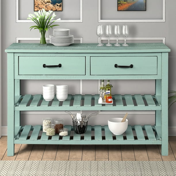 Console Table Sofa With Drawers 2, Sofa Table Storage Cabinet