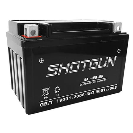 Shotgun 9-BS-SHOTGUN-004 Replacement Motorcycle Battery for 2003-96 Honda VT600C Shadow VLX-VLX