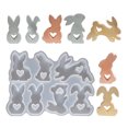 thumbnail image 2 of Molde de silicona de conejito de Pascua para hacer velas, molde de resina 3D para jabón, fácil de desmoldar, reutilizable para decoración de Pascua DIY., 2 of 8