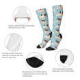 thumbnail image 6 of Lsque Funny Cartoon Pugs Printed Crew Socks Men's Women's LightWeight Thin Casual Calf Socks ,Knee High Socks,Cotton Socks, 6 of 9