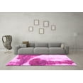 thumbnail image 3 of Ahgly Company Indoor Rectangle Abstract Pink Modern Area Rugs, 8' x 10', 3 of 4