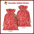 thumbnail image 2 of Picia Beef Pattern Christmas Gift Bags, Xmas Gift Bags, Suitable for Holiday Kraft Paper Gift Bags, Reusable Christmas Gift Bags,Festive Gift Packaging Bag-Medium, 2 of 9