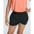 thumbnail image 2 of Real Essentials 4 Pack: Girls Athletic Performance Running Shorts with Drawstring & Pockets, 2 of 6