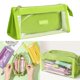 thumbnail image 2 of High Capacity Pencil Case Pen Pouches Water Resistant Marker Organizers Bag Travel Makeup Bag For School Office Travel Yellow, 2 of 5