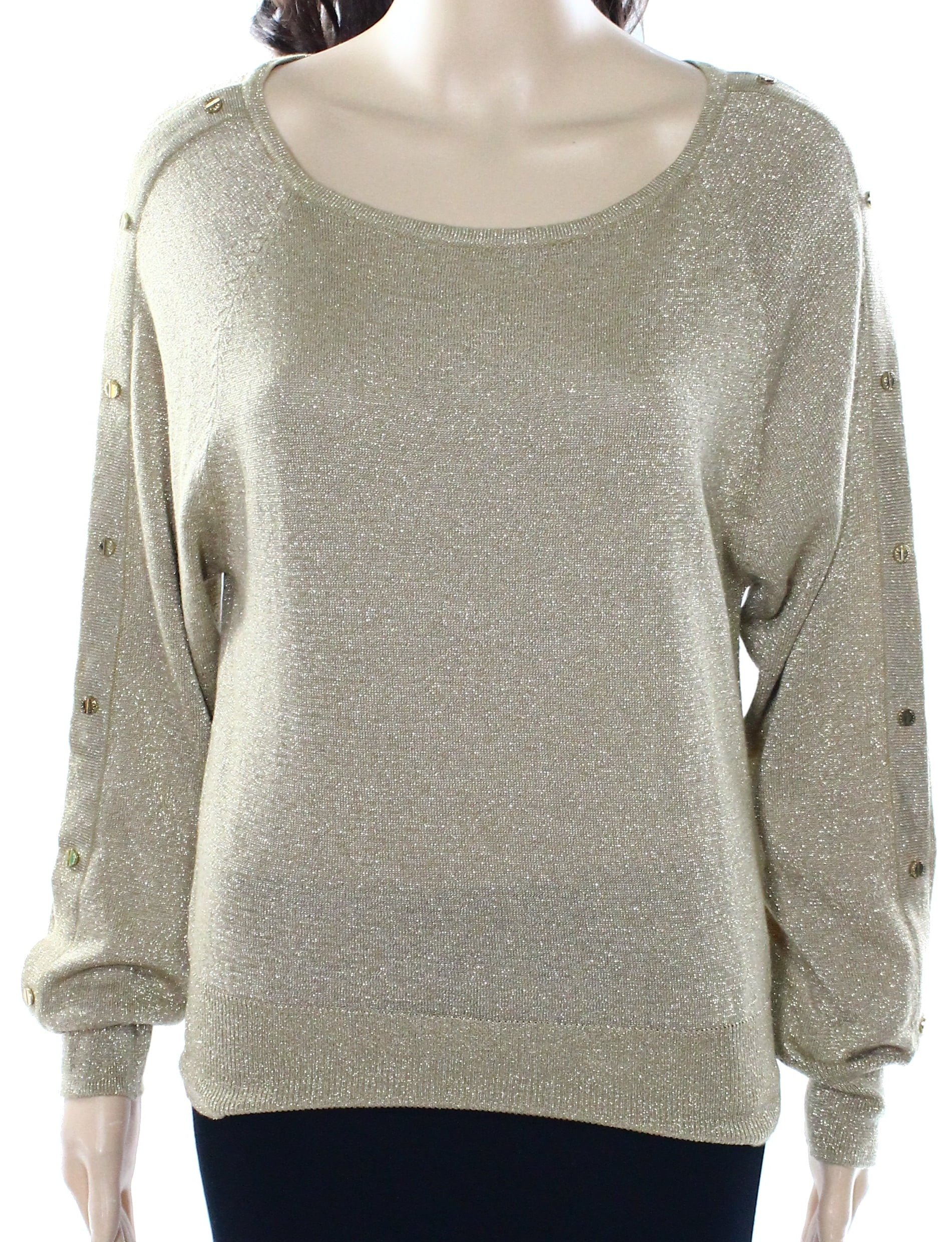 michael kors sweaters womens gold