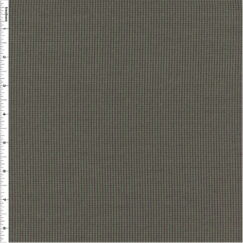 Ribbed Gray Home Decorating Fabric, Fabric By the Yard