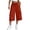 Wine, variant on BLVB Women's Capri Pants Wide Leg Baggy Athletic Cropped Sweatpants Casual Loose Drawstring Cargo Capris with 4 Pockets