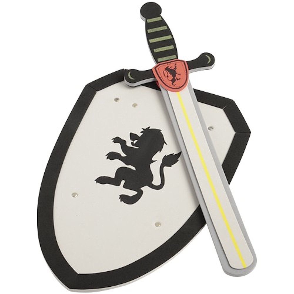 Lion Theme Knight Safety Foam Sword And Shield Set, Sold By The Set Of