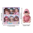 thumbnail image 7 of Qocolhg 6Pcs Baby Dolls with Accessories Clothes,Cute Baby Doll Gifts for Kids,Realistic Reborn Small Baby Dolls Pretend Play Toys for Toddlers Girls 1-3 3-5 5-7 Christmas Birthday Gift Clearance, 7 of 7