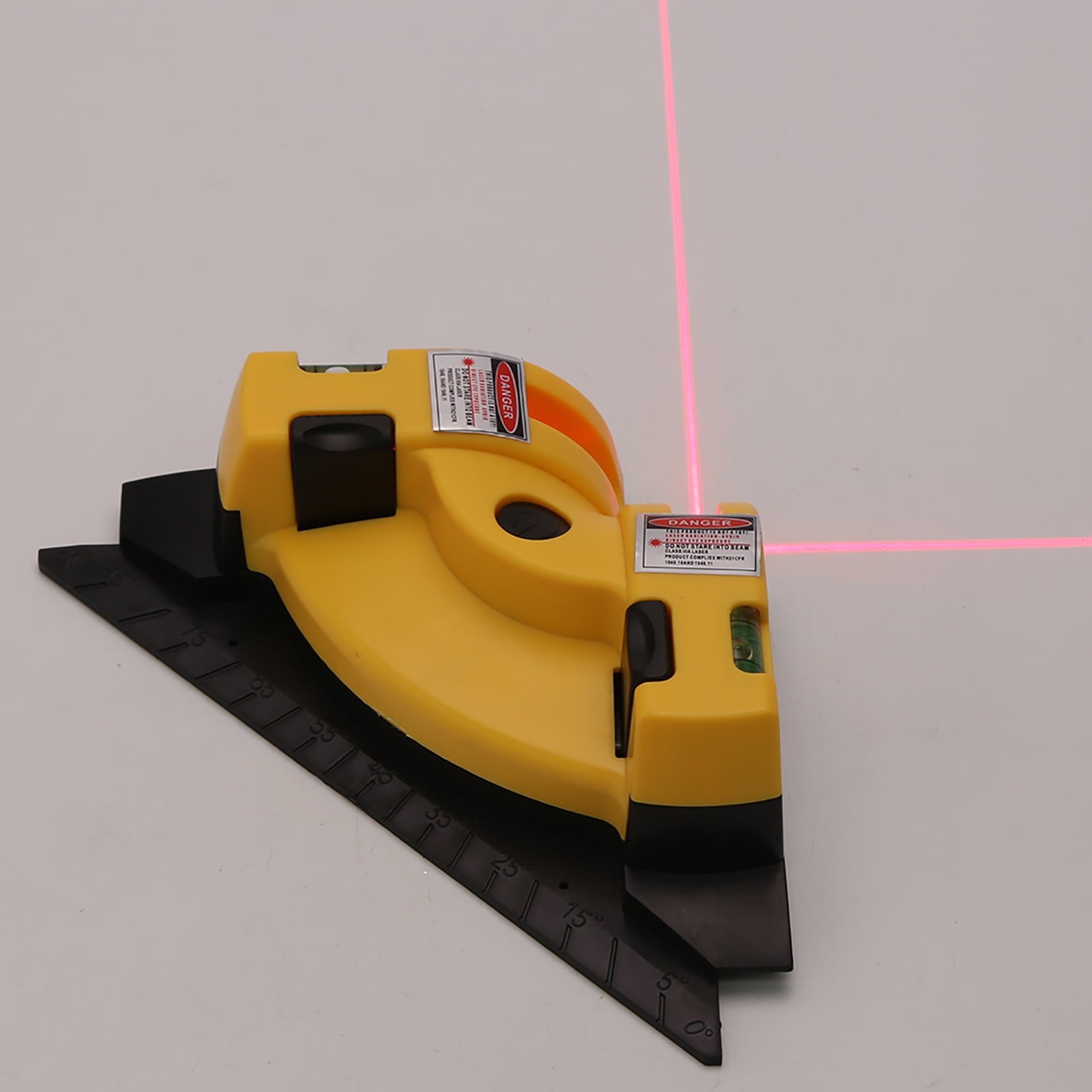 Right Angle Level, Right Angle 90 Degree Vertical Horizontal Line Projection Level Alignment Layout Tool， Level For Tile, Stone, Brick, Carpet And Hardwood Flooring