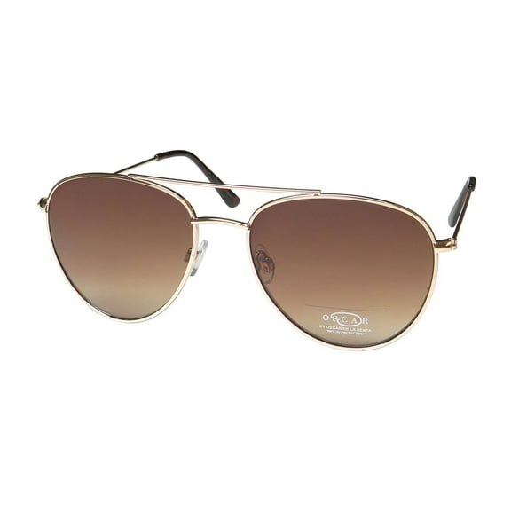 OSCAR DE LA RENTA OSCAR 3110 PILOT SHAPE 100% UV/UVB PROTECTION RETRO SUNGLASSES