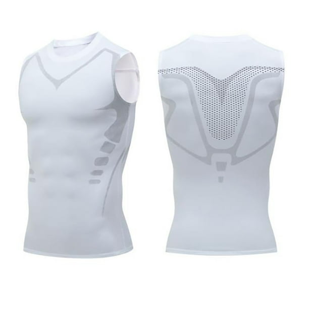 Shaping Vest, Guys Men's Chest Gynecomastia Compression Top To Build A Perfect Body, Compression Shirts for Men Slimming, Men Body Shaper Fajas para Hombres Undershirt