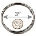 thumbnail image 5 of Officemate Loose-Leaf Book Rings - 3" Diameter - Silver - Metal - 10 / Box, 5 of 5