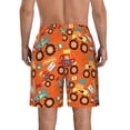 thumbnail image 3 of Kdxio Monster Truck,Truck Cartoon Pattern Mens Casual Shorts - Drawstring Summer Beach Sports Shorts for Men, 3 of 9
