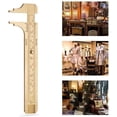 thumbnail image 2 of Vernier Caliper - Dual Scales mm/Inch Brass Sliding Vernier Caliper Ruler Measuring Tool(100mm), 2 of 5