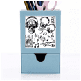 thumbnail image 1 of l Headset Music Instrument Pattern Desk Supplies Organizer Pen Holder Card, 1 of 3