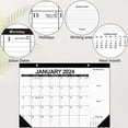 thumbnail image 5 of bobasndm Fridge Calendar 18-month Wall Calendar 2024.1-2025.6 English Desktop Durable Paper Multi-purpose Monthly Desk Fridge Kitchen Yearly Calendar, 5 of 8