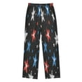 thumbnail image 2 of Kids' Pajama Pants Soft Relaxed Fit Sleep Pants Lounge Pants with Pockets Stars Doodle Pattern X-Large, 2 of 9