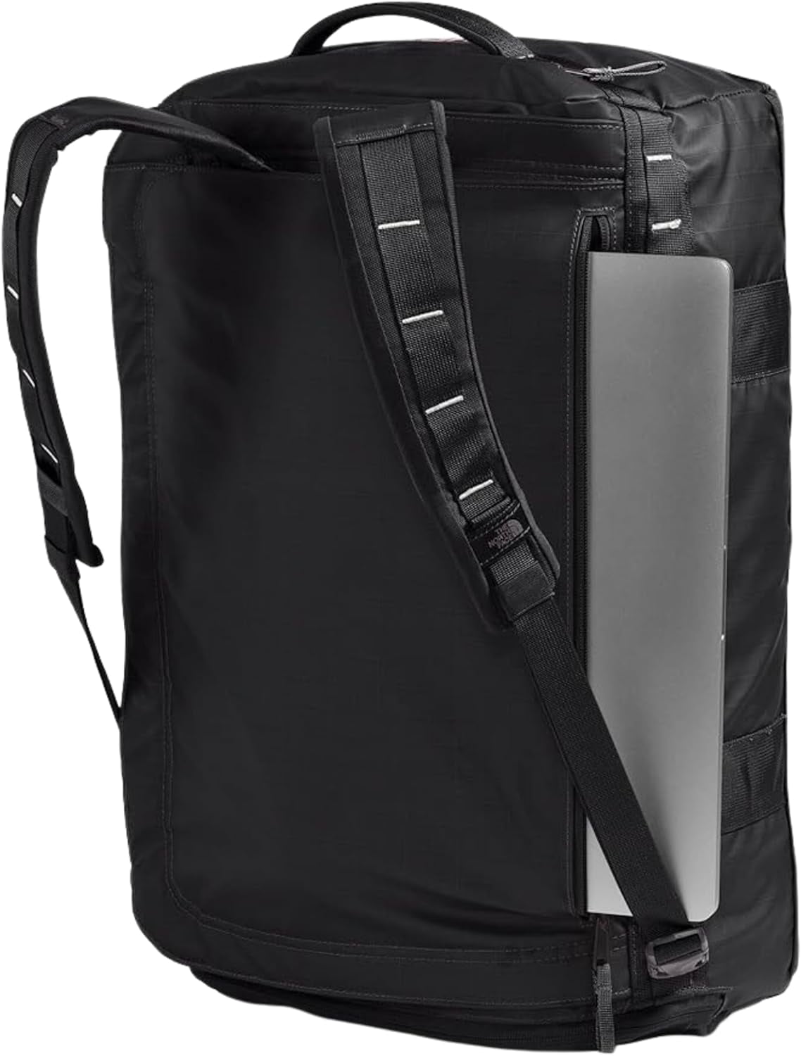 The North Face Base Camp Voyager Duffel Bag Black 62L Adjustable Divider UPS123