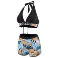 thumbnail image 2 of Women'S Bikini Swimsuits Sets High Waisted Women Tie High Cut Bathing Swimsuit(Black-M), 2 of 5