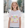 thumbnail image 2 of Young Boy's/Girls "School Humor Cotton Graphic Tees, Back To School Clothes Girls, Black Summer Tops With Funny Quote, Gift For First Day of School, , Casual, Lightweight" Kids Clothes Girl, 2 of 6