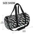 thumbnail image 4 of Sports Tote Fitness Bag Unisex Fitness Sports Bag Travel Bag Suitable for Travel Sports Fitness and Exercise Simple Design Visual Illusion, 4 of 6
