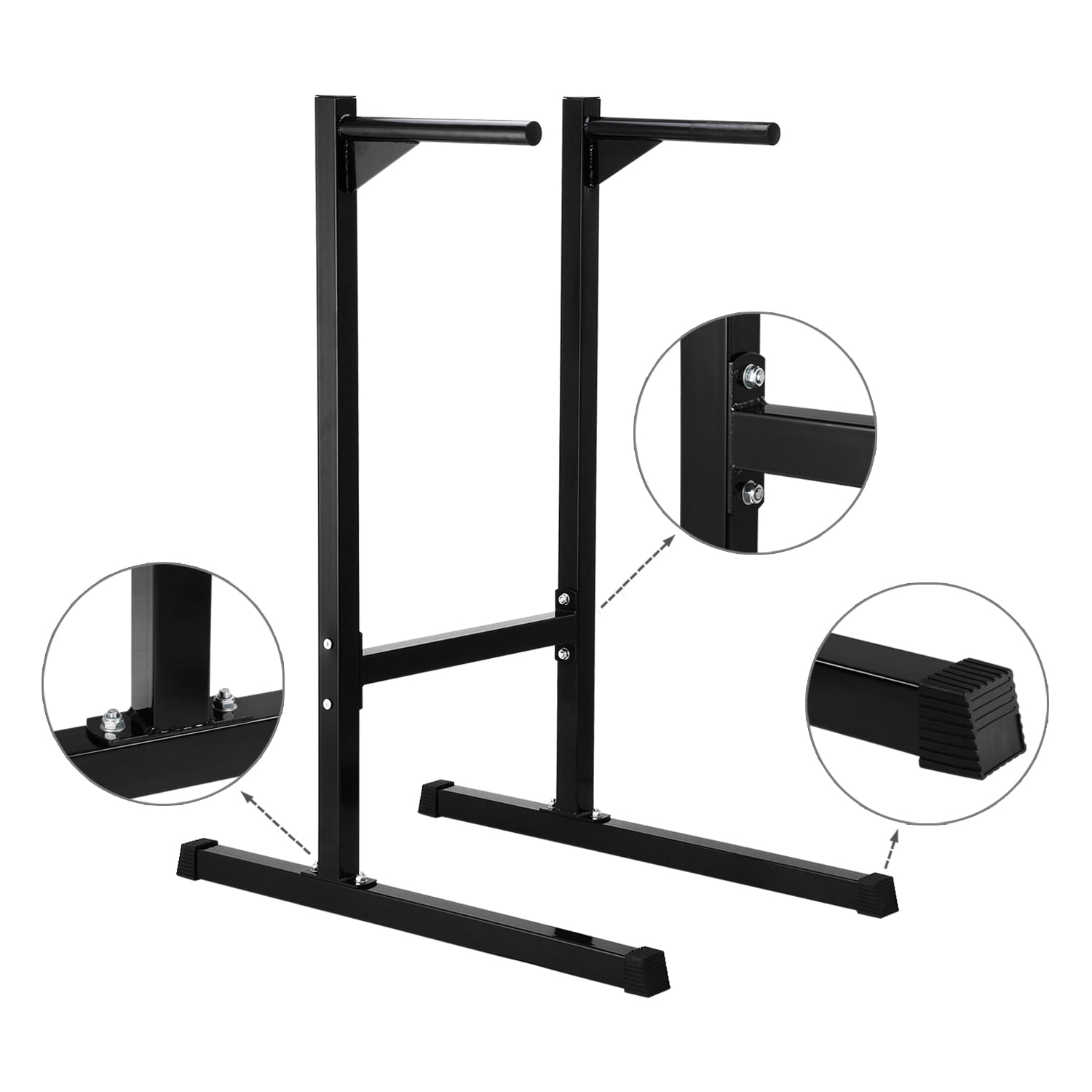 Dip Station Heavy Duty Dip Stand Parallel Bar Bicep Triceps Training jJ 
