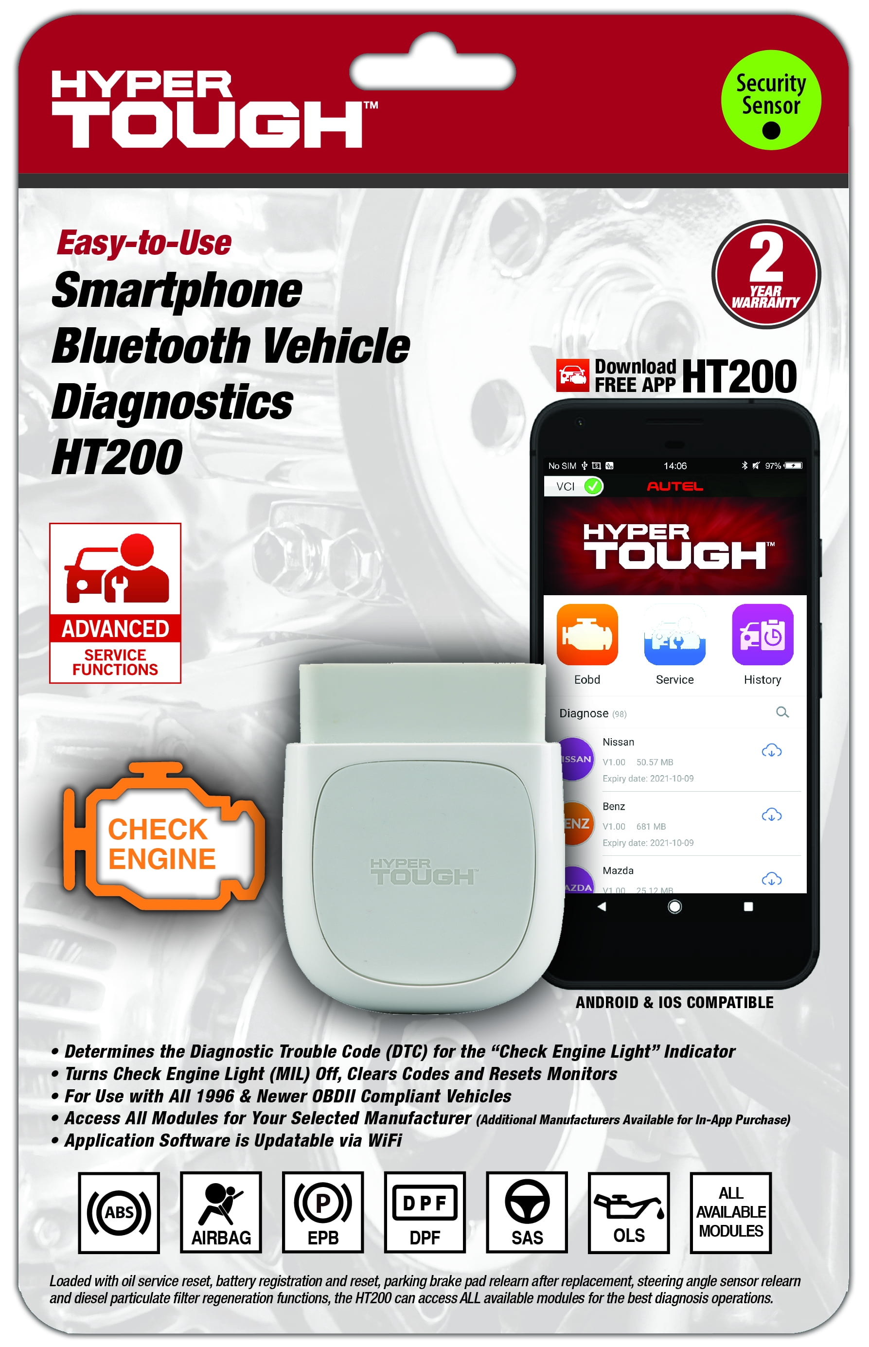 hyper tough obd ll scanner user manual hyper tough obd ll scanner user manual