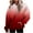 Red, variant on LEAVINGSUO Womens Tops under $5 Fall Fashion Women's Fashion Printed Pocket Long Sleeve Blouse Casual Tops Sweatershirt Button Hoodies Blue XXL